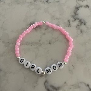 Girl mom bracelet